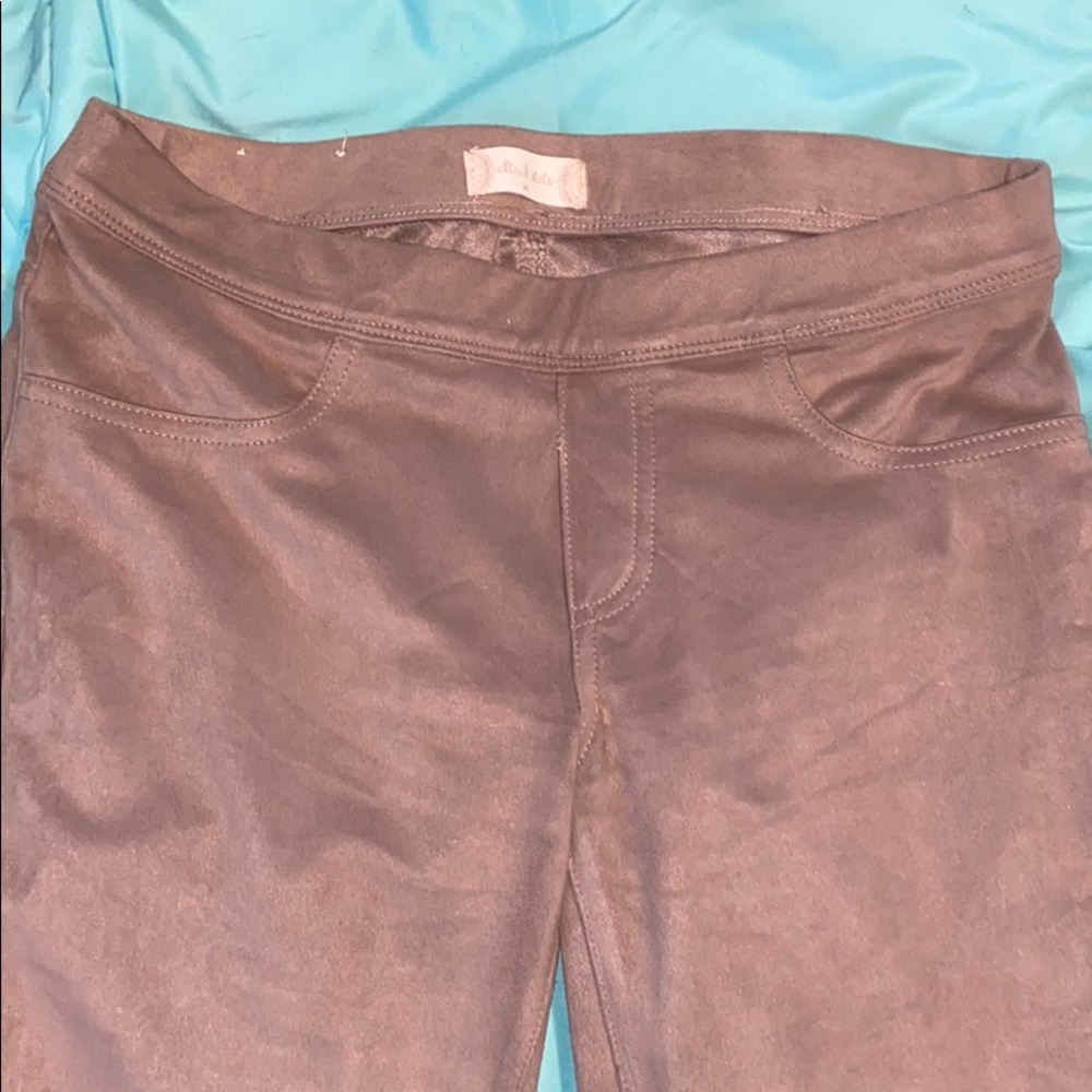 Velvet leggings